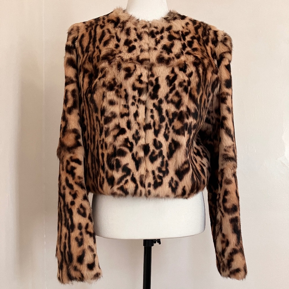 Vintage Leopard Print Fur